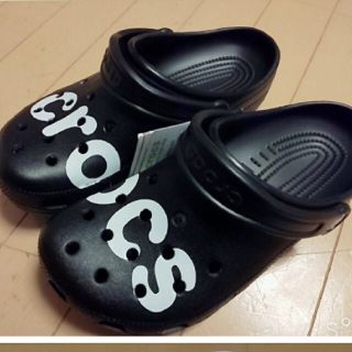 クロックス(crocs)のcrocs サンダル 26 黒(サンダル)