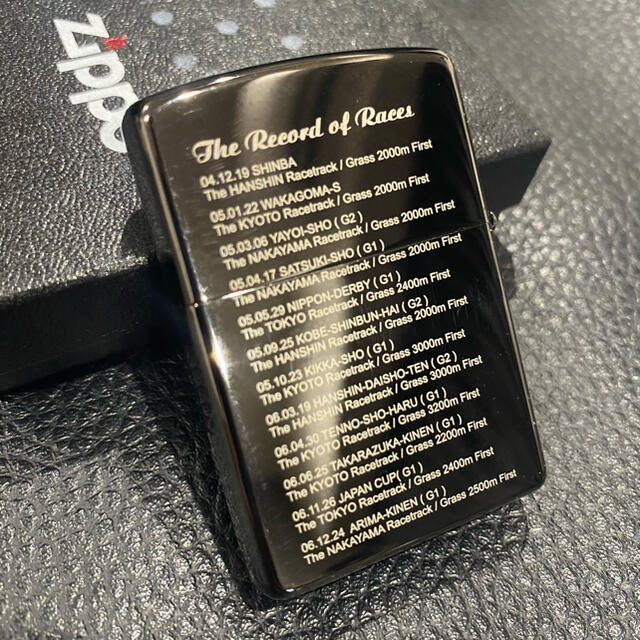 【ZIPPO】ディープインパクト 引退記念ジッポー 競馬 2006個限定 美品 【ZIPPO】ディープインパクト 引退記念ジッポー 競馬 2006個限定 美品