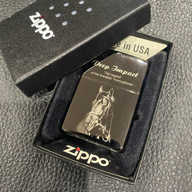 【ZIPPO】ディープインパクト 引退記念ジッポー 競馬 2006個限定 美品