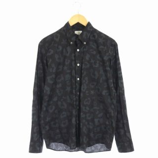 美品 15SS ユニフォームエクスペリメント レオパード スター シャツ 3