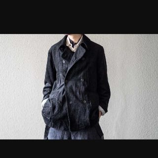 ポールハーデン(Paul Harnden)のAraki Yuu Double Breasted Short Coat(チェスターコート)