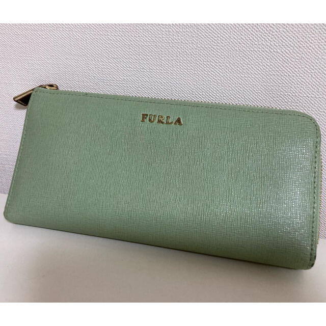 Furla(フルラ)のFURLA ミントグリーン長財布 レディースのファッション小物(財布)の商品写真