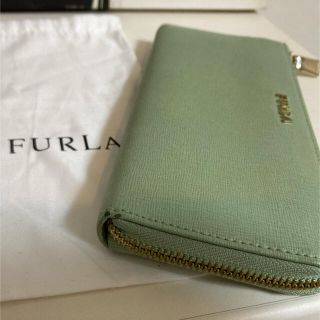 フルラ(Furla)のFURLA ミントグリーン長財布(財布)