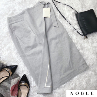 ノーブル(Noble)の新品未使用タグ付き！ノーブル ラップタイトスカート(ひざ丈スカート)