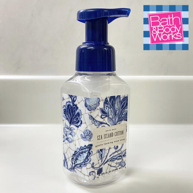 Bath & Body Works(バスアンドボディーワークス)のBath & Body Works 空容器 Sea Island Cotton  インテリア/住まい/日用品のキッチン/食器(容器)の商品写真