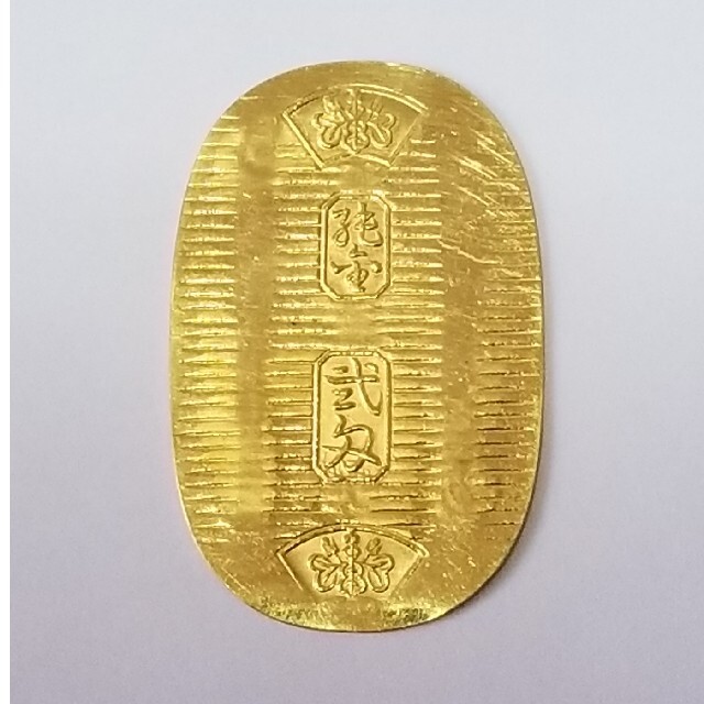 美術品/アンティーク金属工芸品◆徳力本店◆純金小判◆弐匁◆7.5g