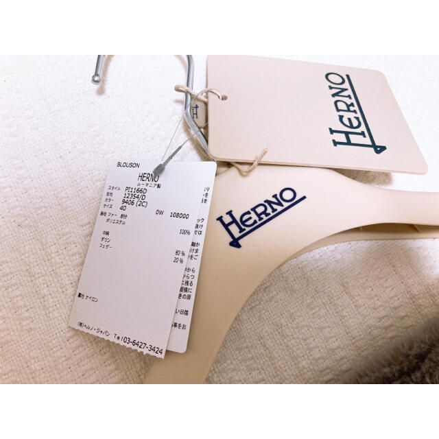 HERNO(ヘルノ)の更にお値下げ❣️💗美品💗Herno💗ファーダウン💗レディ💗 レディースのジャケット/アウター(毛皮/ファーコート)の商品写真