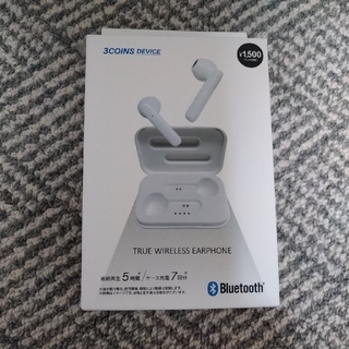 3コインズ　ワイヤレスイヤホン　Bluetooth　(ヘッドフォン/イヤフォン)