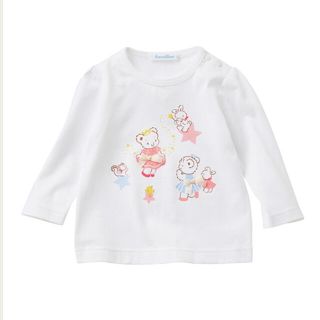 ファミリア(familiar)の現行品♡新品未使用 ファミリア リアちゃんチュールリボン♡ロンT90(Tシャツ/カットソー)