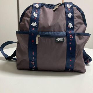 レスポートサック(LeSportsac)の金土日期間限定値下げ! レア!レスポートサック×ムーミン　バックパック美品(リュック/バックパック)