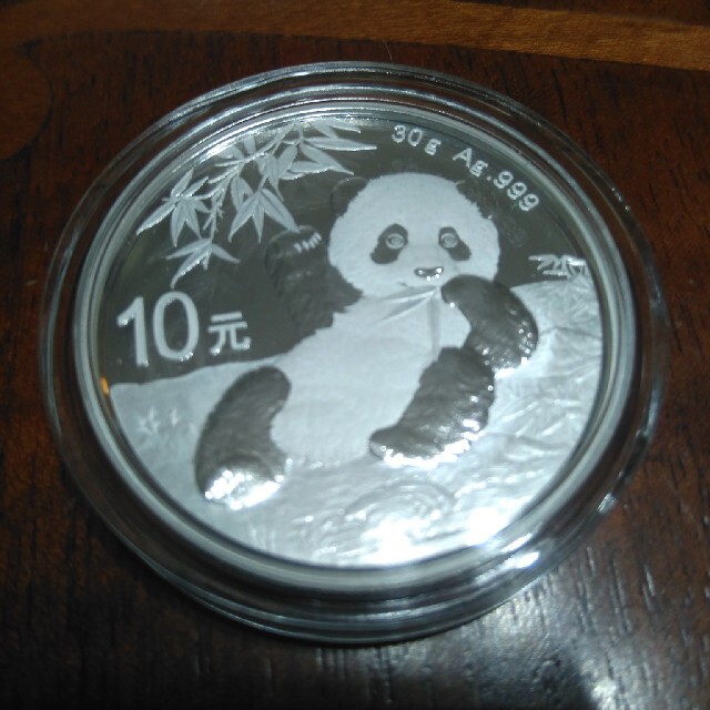 新品　純銀　10元  パンダ銀貨　2020年エンタメ/ホビー