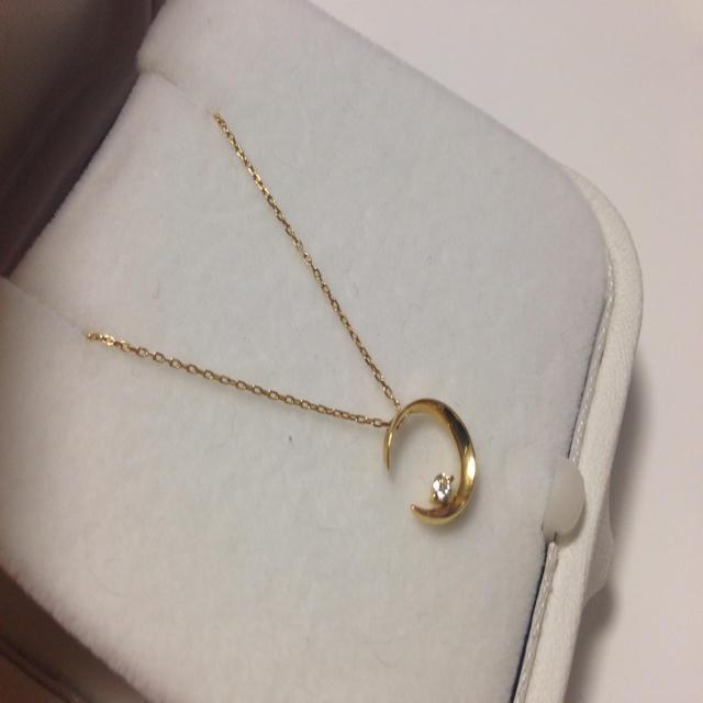 STAR JEWELRY - STAR JEWELRY三日月ネックレス