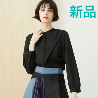 ステュディオス(STUDIOUS)の最終お値下げ❣️新品タグ付き UNITED TOKYO ケープカラーブラウス(シャツ/ブラウス(長袖/七分))