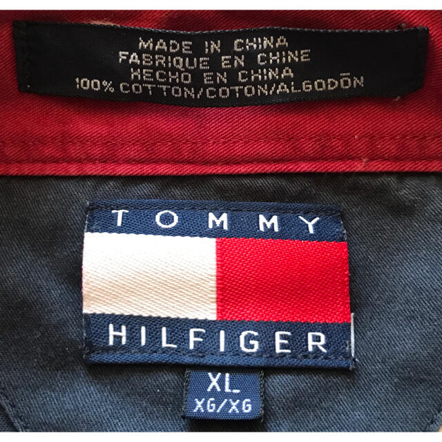 TOMMY HILFIGER(トミーヒルフィガー)の超レア 最高のデザイン 90's vintage トミーヒルフィガー 長袖シャツ メンズのトップス(シャツ)の商品写真