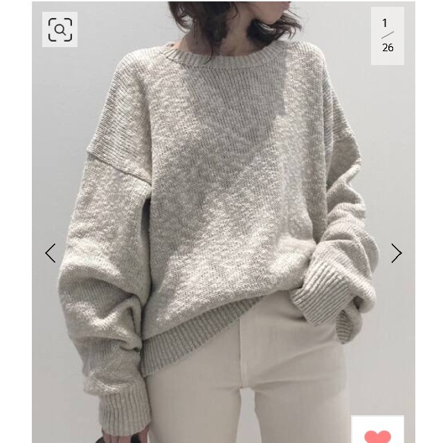 L'Appartement DEUXIEME CLASSE(アパルトモンドゥーズィエムクラス)のL'Appartement Volume Sleeve Knit ニット レディースのトップス(ニット/セーター)の商品写真