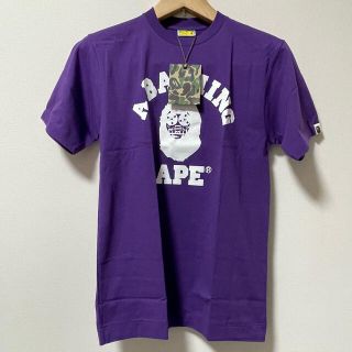 アベイシングエイプ(A BATHING APE)の新品未使用 A Bathing Ape ロボットカレッジロゴ Tシャツ(Tシャツ/カットソー(半袖/袖なし))