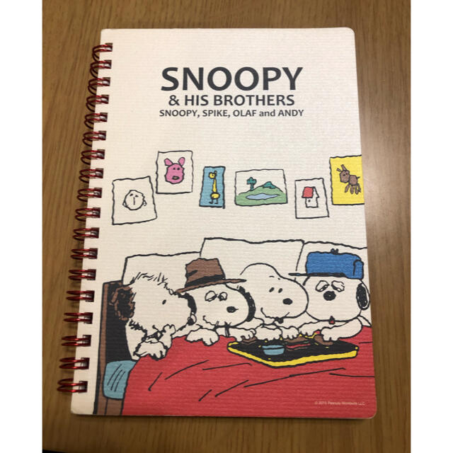 SNOOPY(スヌーピー)のスヌーピー　リングノート インテリア/住まい/日用品の文房具(ノート/メモ帳/ふせん)の商品写真