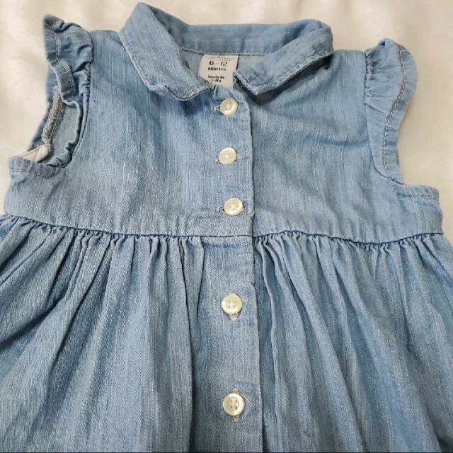 babyGAP(ベビーギャップ)のベビーギャップ 1969 デニム パンツ ワンピース セット キッズ/ベビー/マタニティのベビー服(~85cm)(ワンピース)の商品写真