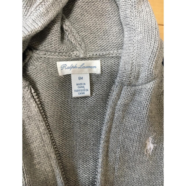 Ralph Lauren(ラルフローレン)のラルフローレン　パーカー キッズ/ベビー/マタニティのベビー服(~85cm)(ニット/セーター)の商品写真