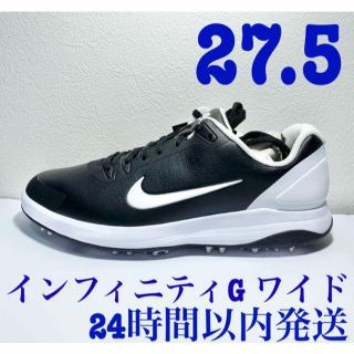 ナイキ(NIKE)のNIKE ナイキ インフィニティ（ワイド）G ゴルフシューズ ユニセックス 黒(その他)