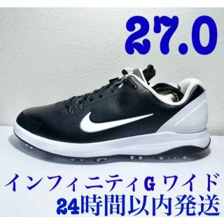 ナイキ(NIKE)のNIKE ナイキ インフィニティ（ワイド）G ゴルフシューズ ユニセックス 黒(その他)