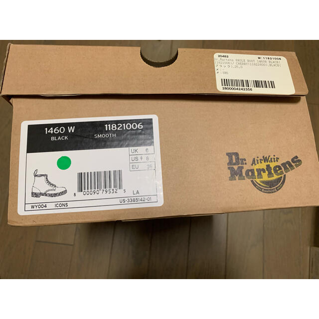 Dr.Martens(ドクターマーチン)のドクターマーチン 1460w  8ホール　UK6  25.0cm BLACK レディースの靴/シューズ(ブーツ)の商品写真