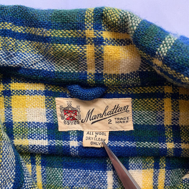 PENDLETON(ペンドルトン)の【VINTAGE】50s ウールチェックシャツ メンズのトップス(シャツ)の商品写真