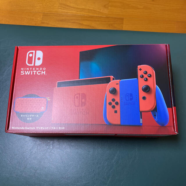 新品未開封！店舗シールあり！ニンテンドースイッチ本体 マリオレッド×ブルーセット家庭用ゲーム機本体