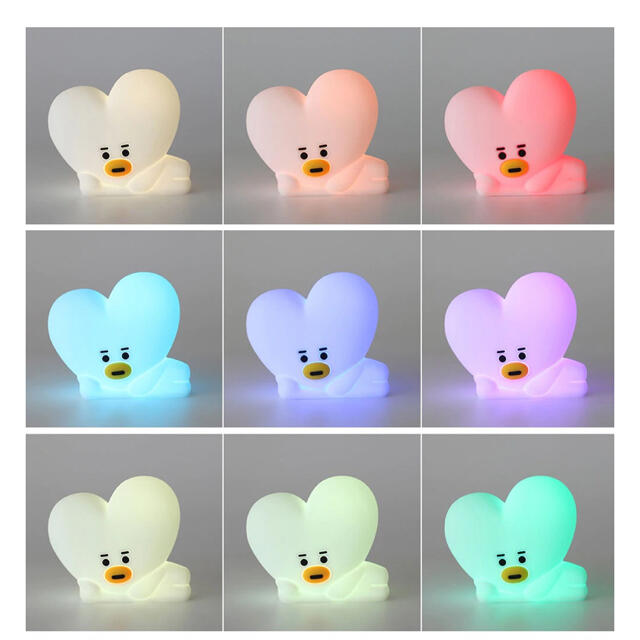 tata ムードランプ bts bt21