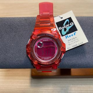 ベビージー(Baby-G)のCASIO カシオ Baby-G デジタル腕時計 レッド(腕時計)