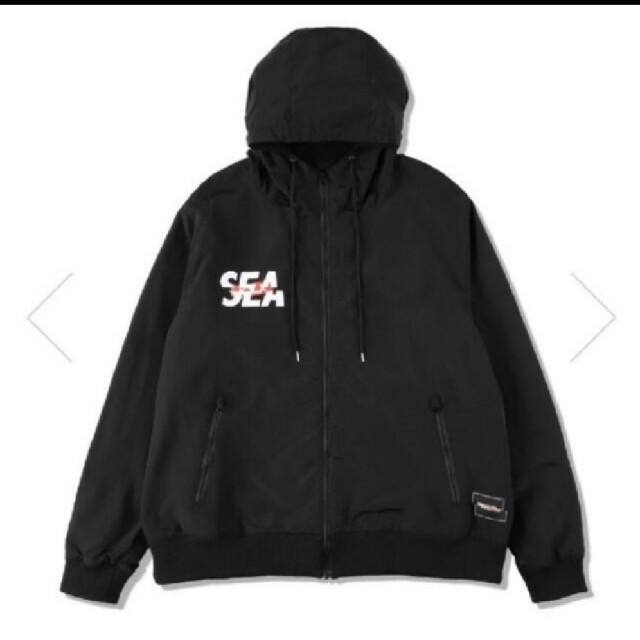 SEA(シー)の最安値【 Mサイズ】WDS × XXX Nylon Parka  黒 メンズのトップス(パーカー)の商品写真