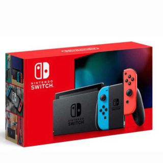 ニンテンドースイッチ(Nintendo Switch)のswitch 新型 ネオン5台　マリオレッド×ブルー1台　新品未使用(家庭用ゲーム機本体)