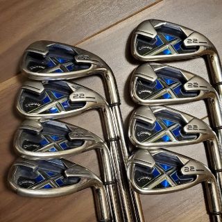 【希少８本フル】Callaway キャロウェイアイアンX22　名器セット送料無料