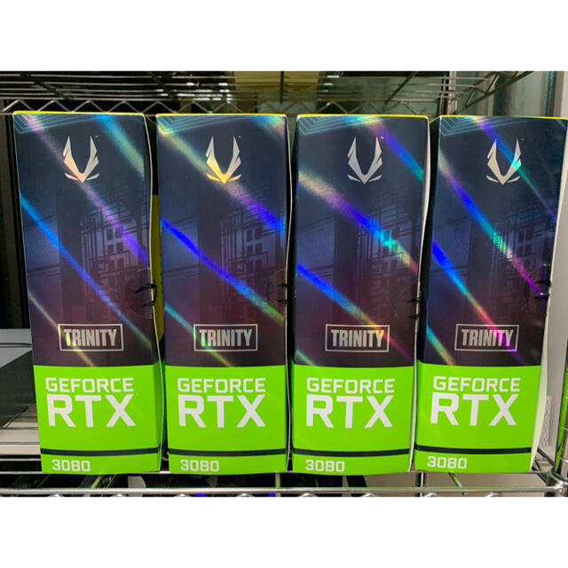 ZOTAC GeForce RTX 3080 Trinity 4枚セットPC/タブレット