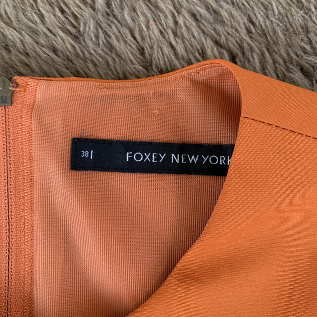 FOXEY(フォクシー)のフォクシー　テラコッタ　ワンピース　38 レディースのワンピース(ひざ丈ワンピース)の商品写真