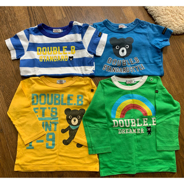 DOUBLE.B(ダブルビー)のお買得☆ダブルビー⭐︎Tシャツセット キッズ/ベビー/マタニティのキッズ服男の子用(90cm~)(Tシャツ/カットソー)の商品写真