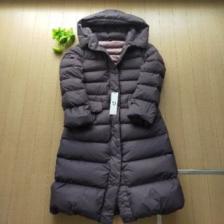 ユニクロ(UNIQLO)の新品✨ユニクロ ジルサンダー ウルトラライトダウンフーデットコートM パープル(ダウンコート)