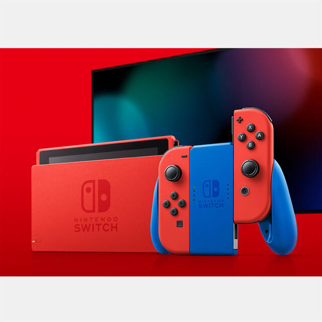 Nintendo Switch　本体　マリオレッド×ブルーセット   新品未使用