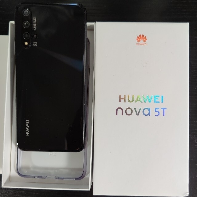 名作 Huawei nova 5T ブラック 128GB SIMフリー | www