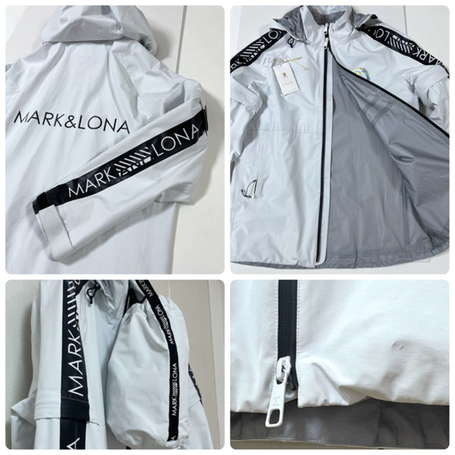 MARK&LONA(マークアンドロナ)の&様専用★ 美品 MARK&LONA レインウェア ブルゾン マウンテンパーカー スポーツ/アウトドアのゴルフ(ウエア)の商品写真