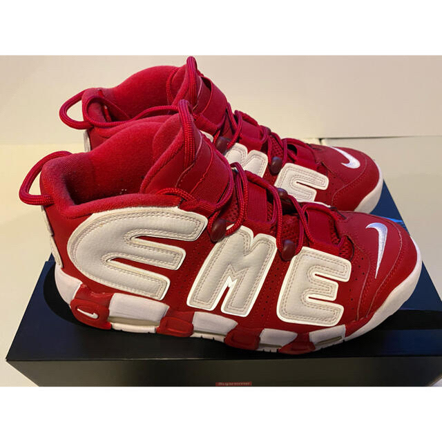 supreme air uptempo red