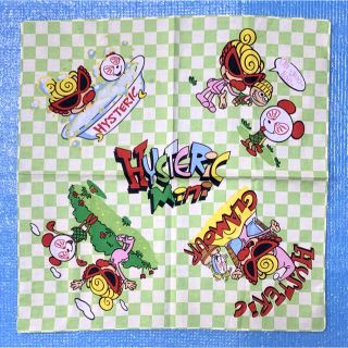 ヒステリックミニ(HYSTERIC MINI)のヒスミニ☆正規品☆新品☆バンダナ☆ハンカチ☆ランチクロス☆お弁当☆グリーン系(その他)