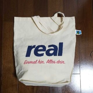 リアル(REAL)のドイツ　レアル　エコバッグ　トートバッグ　real　新品未使用(エコバッグ)