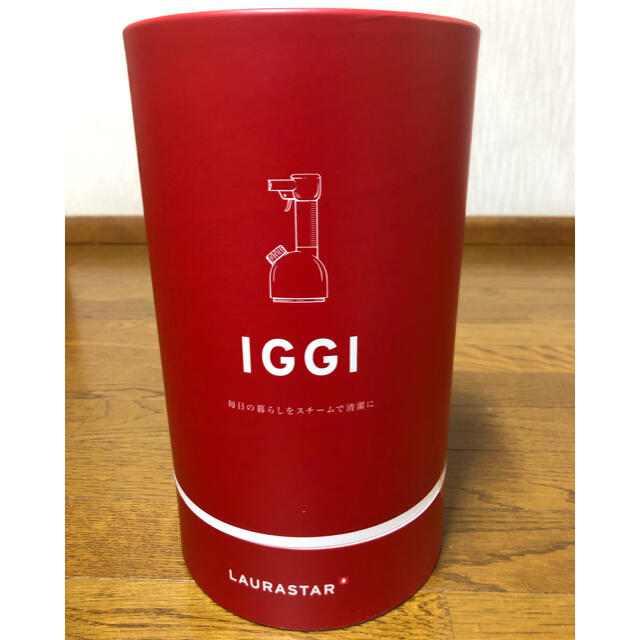 LAURASTAR 加圧式除菌脱臭スチーマー　IGGI レッド RED