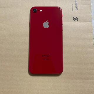 アップル(Apple)のiphone8 256GB RED SIMフリー(携帯電話本体)