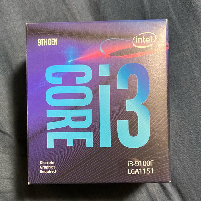 INTEL インテル core i3-9100f - PCパーツ