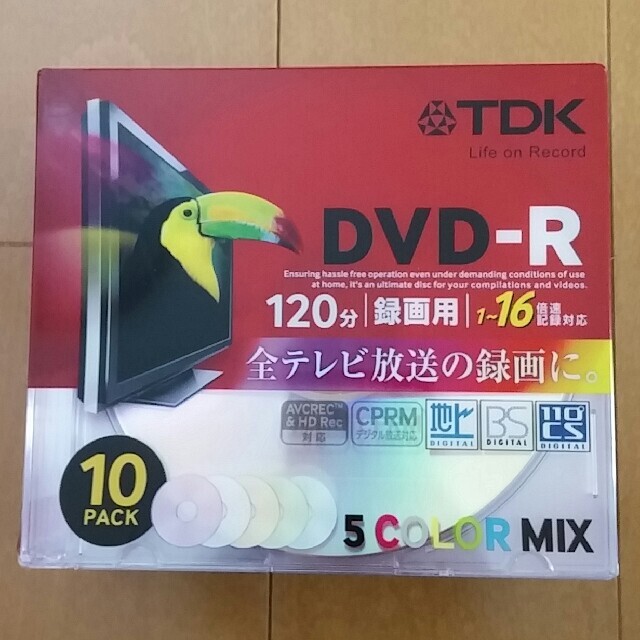 TDK(ティーディーケイ)のTDK DVD-R 120分 10PACK エンタメ/ホビーのDVD/ブルーレイ(その他)の商品写真