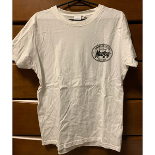 マウジー(moussy)の【MOUSSY】ロゴプリントTシャツ　ホワイト(Tシャツ(半袖/袖なし))