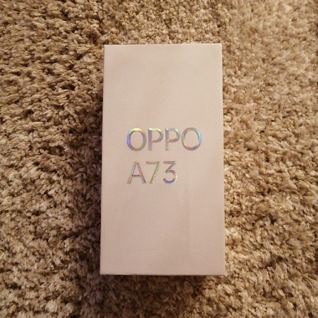 OPPO A73 ネービーブルー 新品未使用スマホ/家電/カメラ