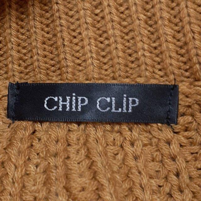 【used品】CHIPCLIP レディースニット タートルネック　キャメル レディースのトップス(ニット/セーター)の商品写真